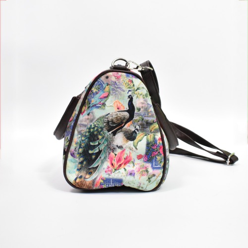 Floral Design Mini Flight Bag For Women
