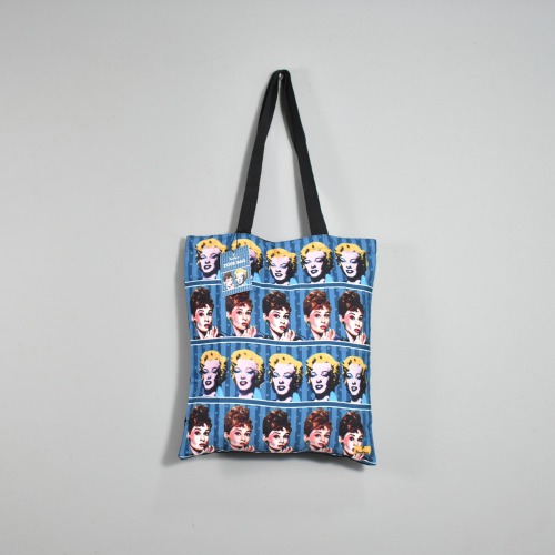 Pinaken Andy Warhol Marilyn Canvas Tote Bag For Women and Girls