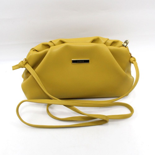 Logus Green Ruched Clutch Crossbody Bag For Women