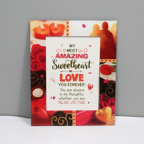 My Most Amazing Sweetheart Quote Frame| Crustal Quote Frame