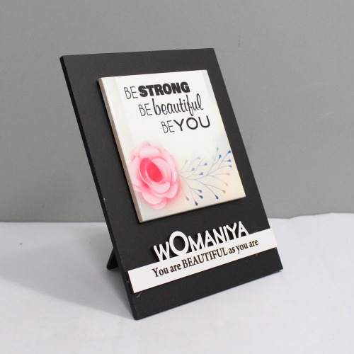 Be Strong Be Beautiful Be You Wooden Frame | Womaniya Wooden Frame