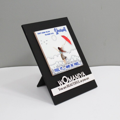 Feel It And Be Free Wooden Frame | Womaniya Wooden Frame