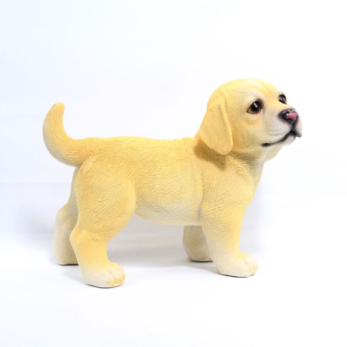 Yellow Labrador Retriever Puppy Showpiece For Home Decor