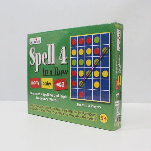 Creative Spell 4 In A Row| Activity Kit| Board games| Games For Kids