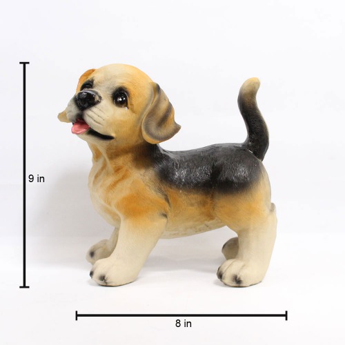 Vintage Beagle Puppy Showpiece For Home Decor
