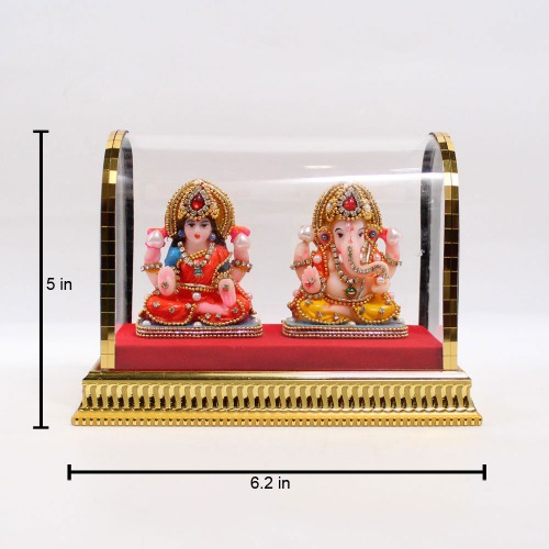 Small Saraswati And Ganesha Cabinate Murti | Ganesha Murti | Ganesha | Statue For Living Room