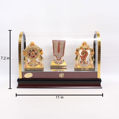 Tirupati Balaji Idol | Lord Venkateswara Idol Statue for Car Dashboard | Home Decor | Office Table Showpiece