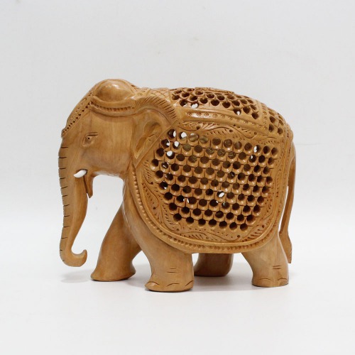 Wooden Elephant Showpiece Figurine Home Decor Gift Showpiece Decorative Showpiece