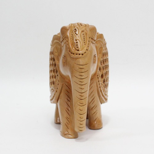 Handicraft Wooden Handicraft Home Decor Elephant showpiece Decorative Showpiece | Wooden Elephant