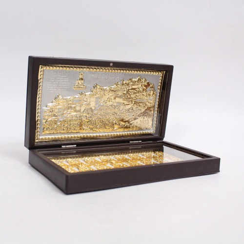 Jain Golden Plated Jain 24Tirthankar With Box