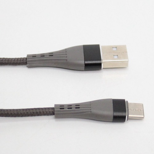 Toreto TOR-892 Tor-Cord Neo 2 Speed Type-C USB Cable, 2.4A Fast Charging Cable & 2 Meter Long USB Cable - (Black)