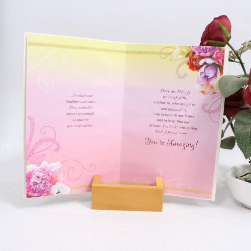 A Special Friend Is Truly A Life 's Treasure Greeting Card| Friendship Day Greeting Card