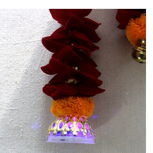 Swastik Toran with Beads LED | Toran for Main Door Online | Door Hanging Toran Online | For Diwali, Party, House Warming etc