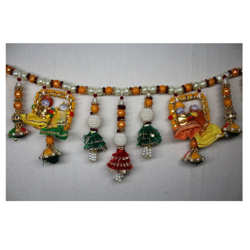 Rajasthani Puppet Dolls Toran | Rajasthani Door Hanging Toran | Door Hanging Toran Online | For Diwali entrance decoration, Party, House Warming etc