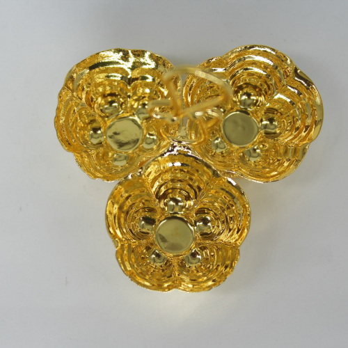24k Gold Plated Brass Haldi Kumkum Holder