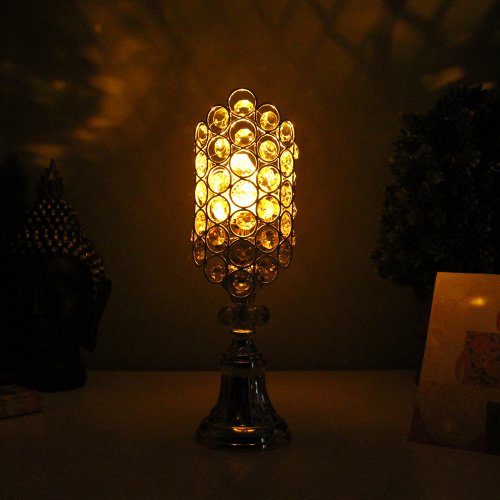 Candle Holder Crystal Wall Lamp