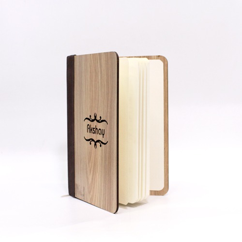 Personalised A5 Wooden Diary | Personalised Diary | Best Customised Notebook To Gift