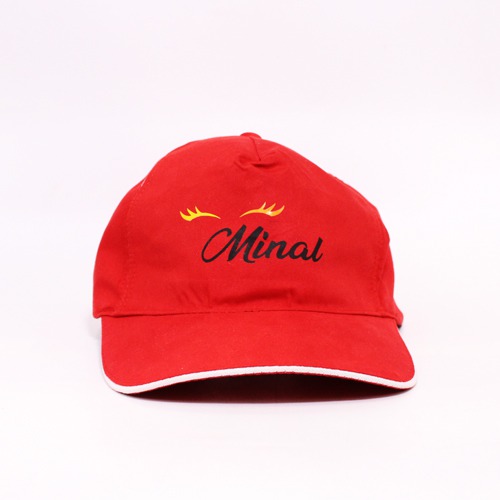 Red Personalised Caps, Custom Name Printed Adjustable Cap | Gift For Boys