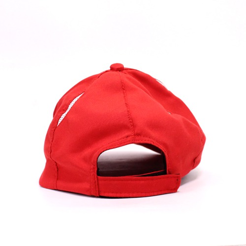 Red Personalised Caps, Custom Name Printed Adjustable Cap | Gift For Boys